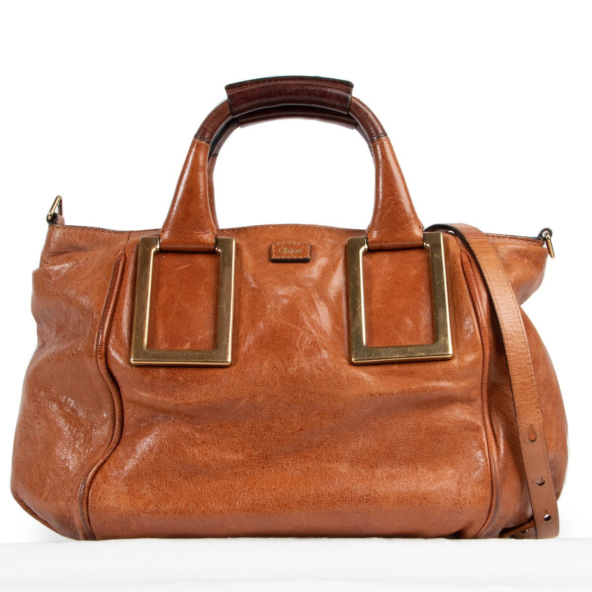 Buy safely the Chloé Cognac Top handle bag