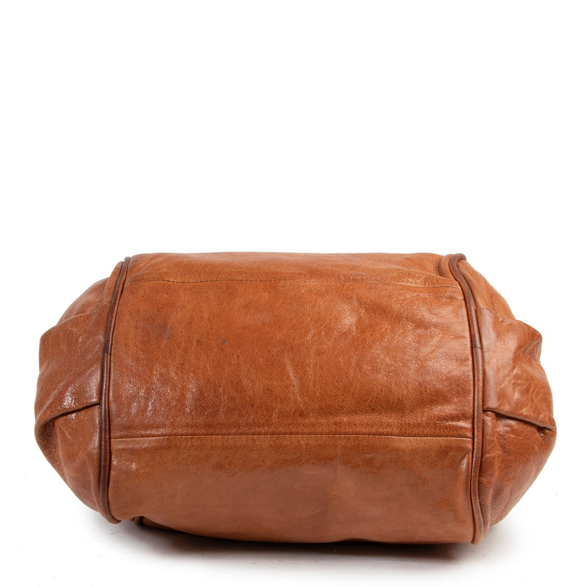 The Chloé Cognac Top handle bag in very good condition available at Labellov