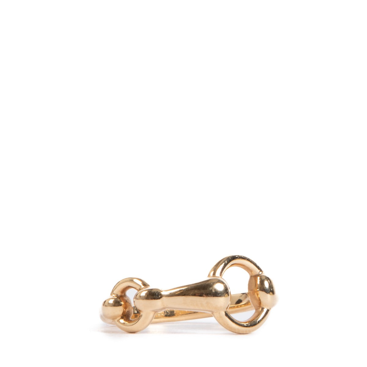 Hermès Vintage Gold Horsebit Ring