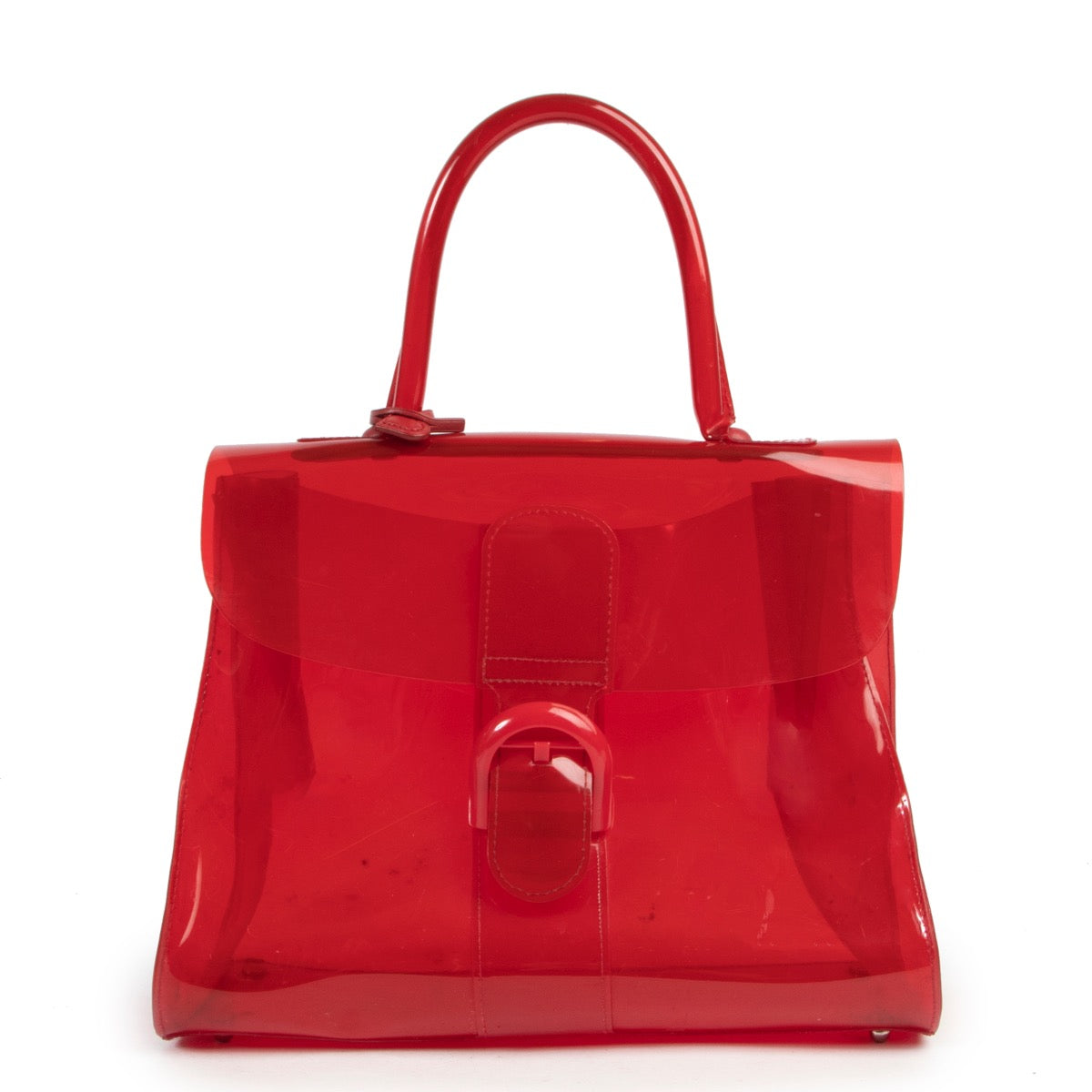 Buy safe online Delvaux red bag Labellov store preloved vintage in good condition at Labellov.Com.