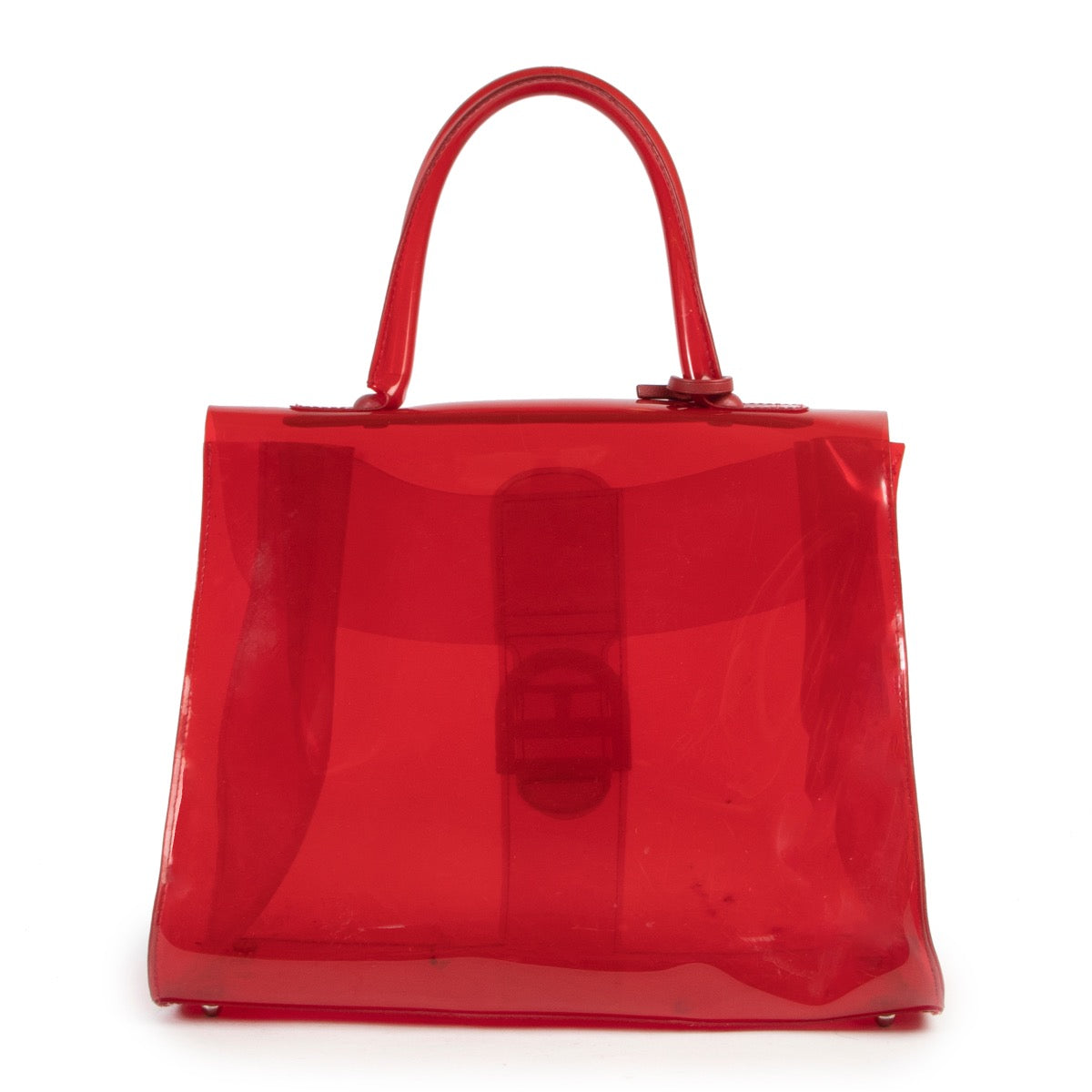 Buy safe online Delvaux red bag Labellov store preloved vintage in good condition at Labellov.Com.