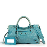 Balenciaga Classic City Bleu Paon RHW shoulder bag for the best price at Labellov secondhand luxury
