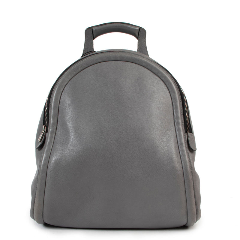 Delvaux Grey Crocovado Backpack