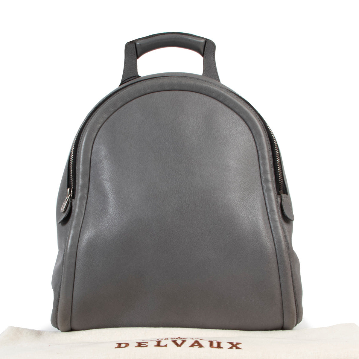 Delvaux Grey Crocovado Backpack