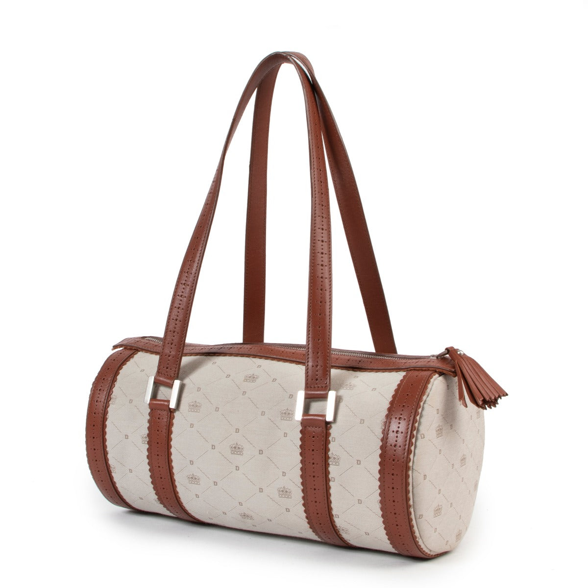 A preloved Cylinder bag by Delvaux on a safe website