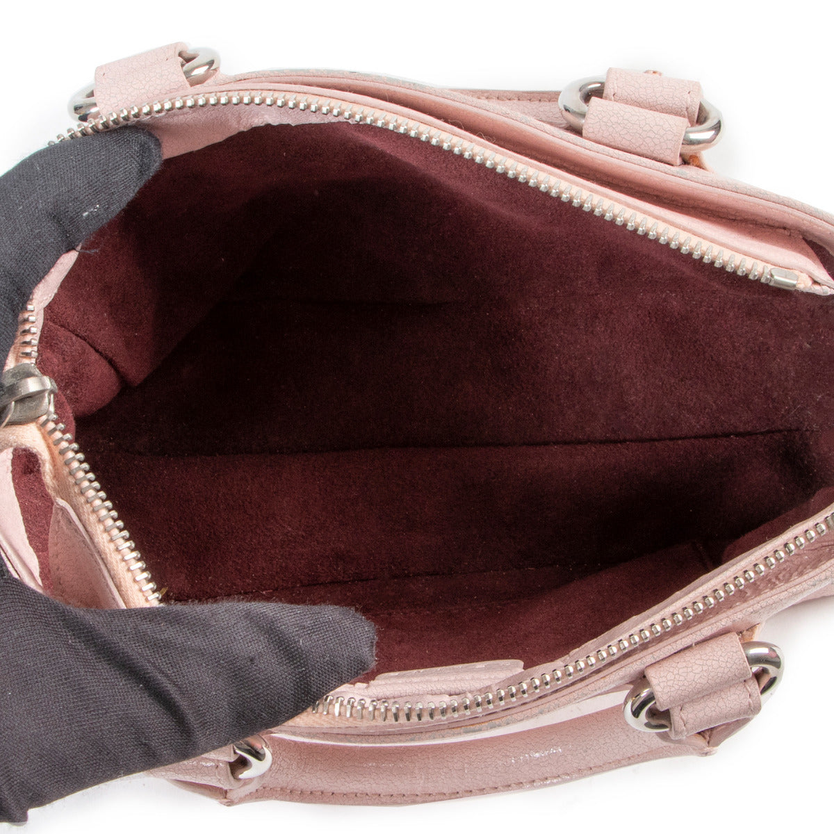 Celine Pink Leather Mini Boogie Bag