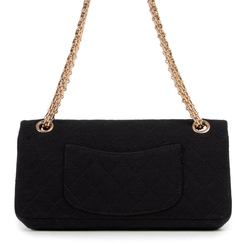 Chanel Small Black Wool Reissue 2.55 Crossbody