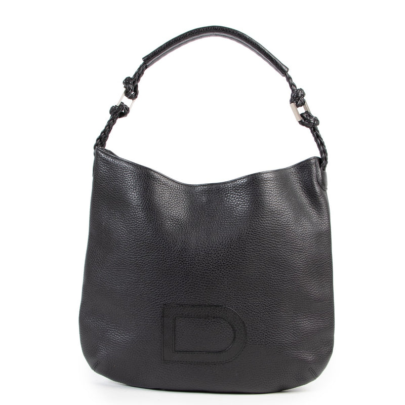 Delvaux Black 'D' Louise Shoulder Bag