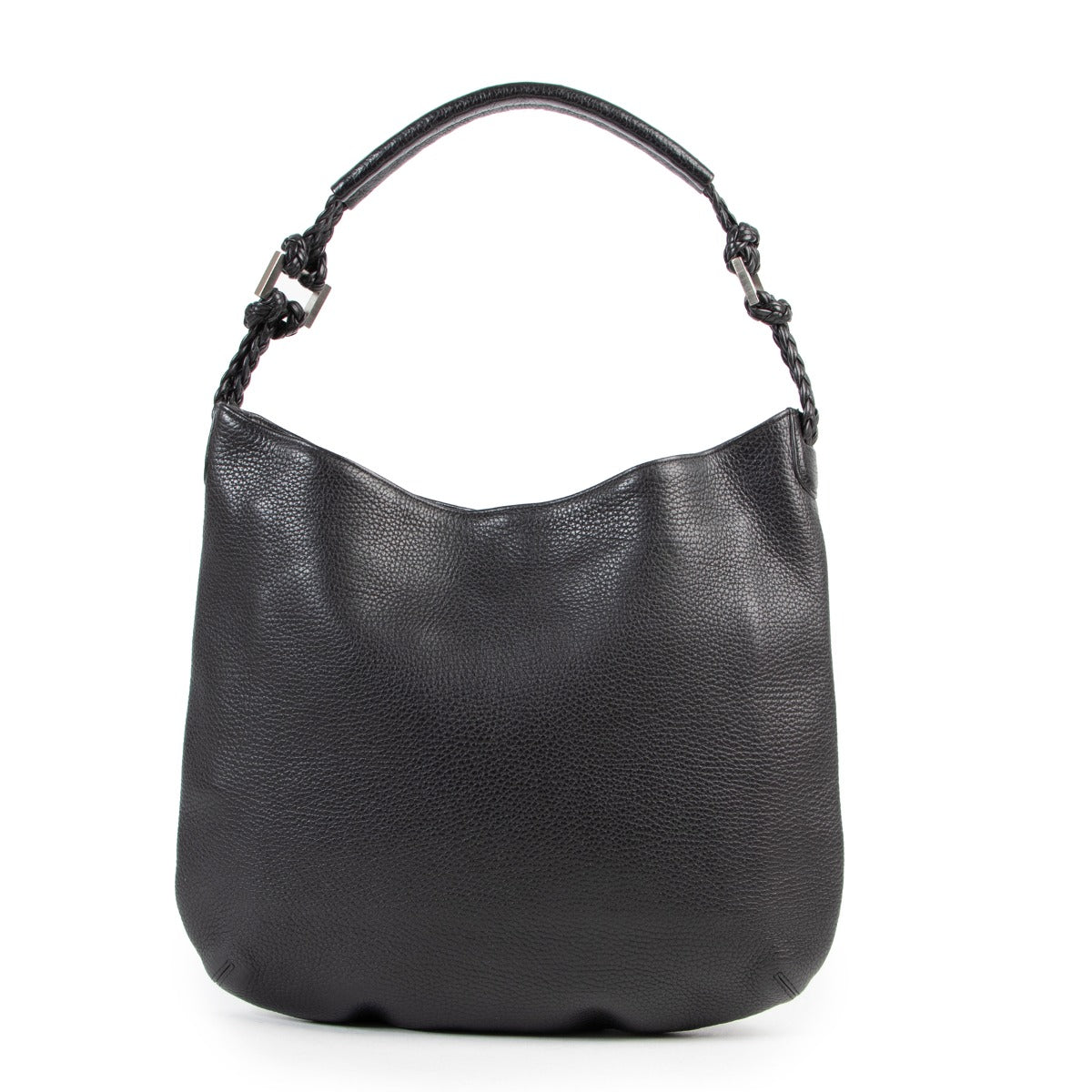 preloved Delvaux Black 'D' Louise Shoulder Bag