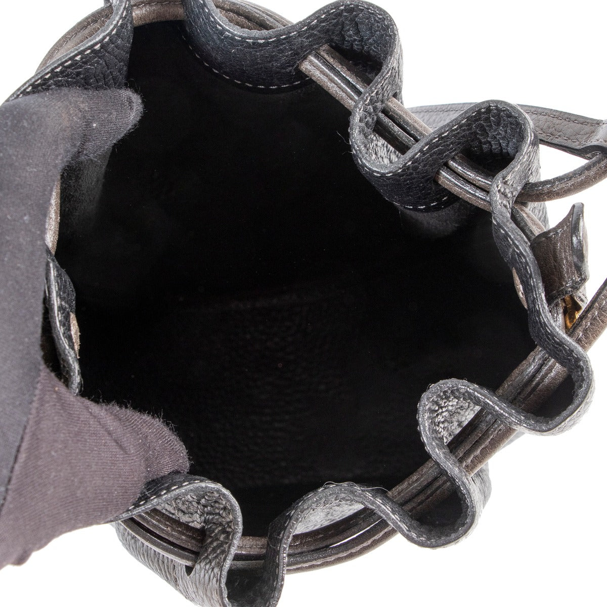 Where to find Delvaux Black Crossbody Bucket