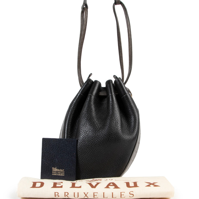 Delvaux Black Bucket