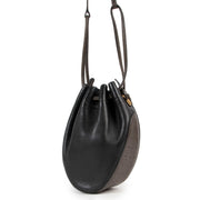 New Delvaux Black Crossbody Bucket