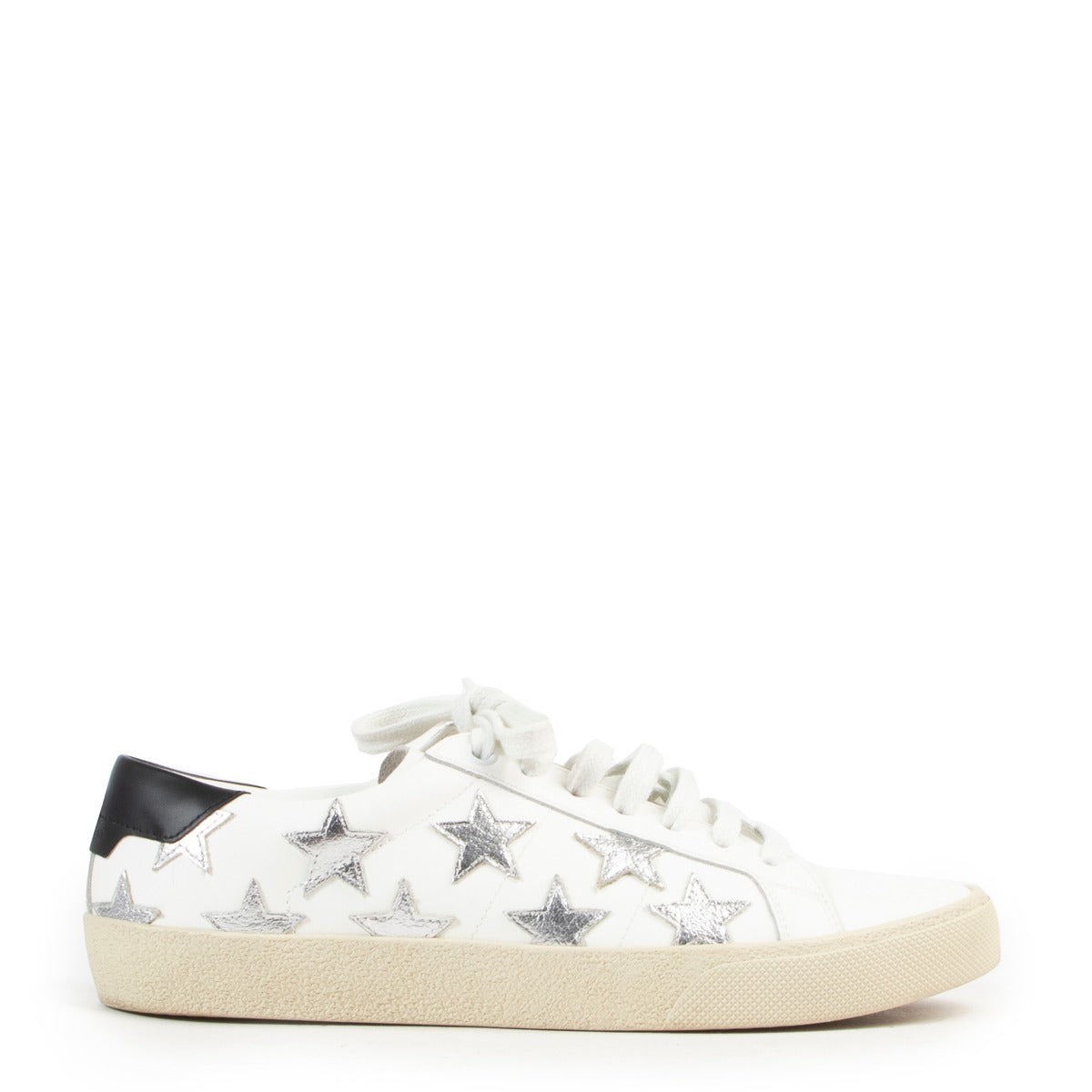 White Saint Laurent Sneakers