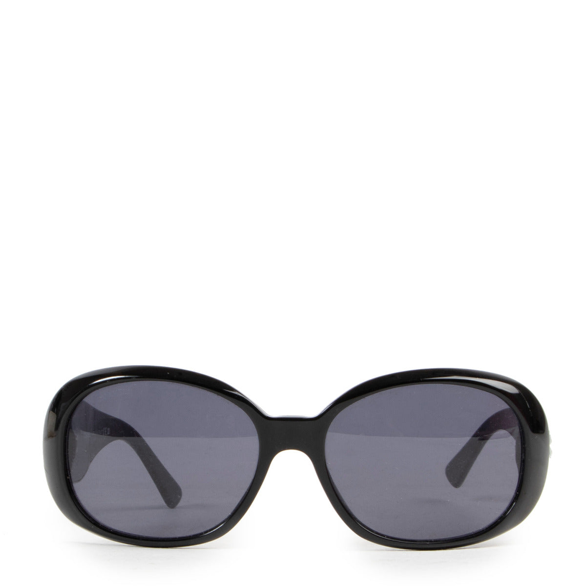 Lunettes de soleil Chanel noires Camélia