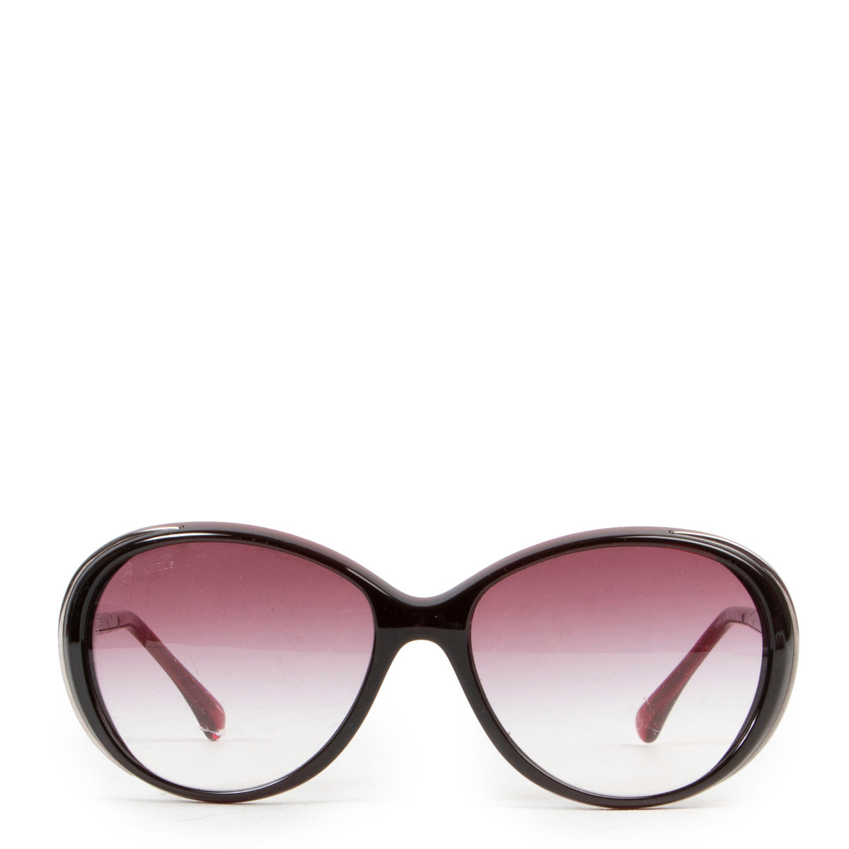 Chanel Black & Red Sunglasses