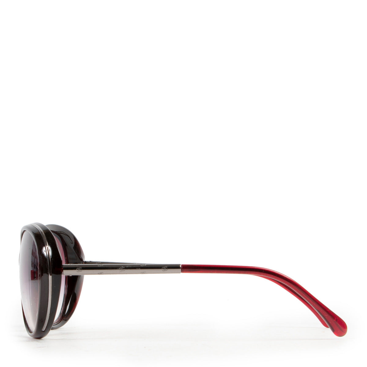 Chanel Black & Red Sunglasses