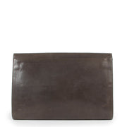 Shop safe online 100% authentic second hand Delvaux Grey Clutch in good preloved condition at Labellov Antwerp.