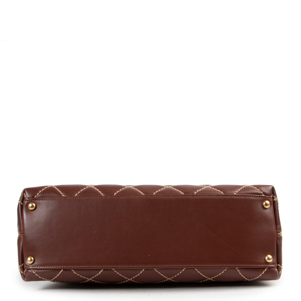 Chanel Tan Leather Quilted Shoulder bag