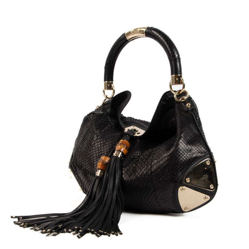 Shop 100% authentic second-hand Gucci Python Indy Shoulder Bag on Labellov.com