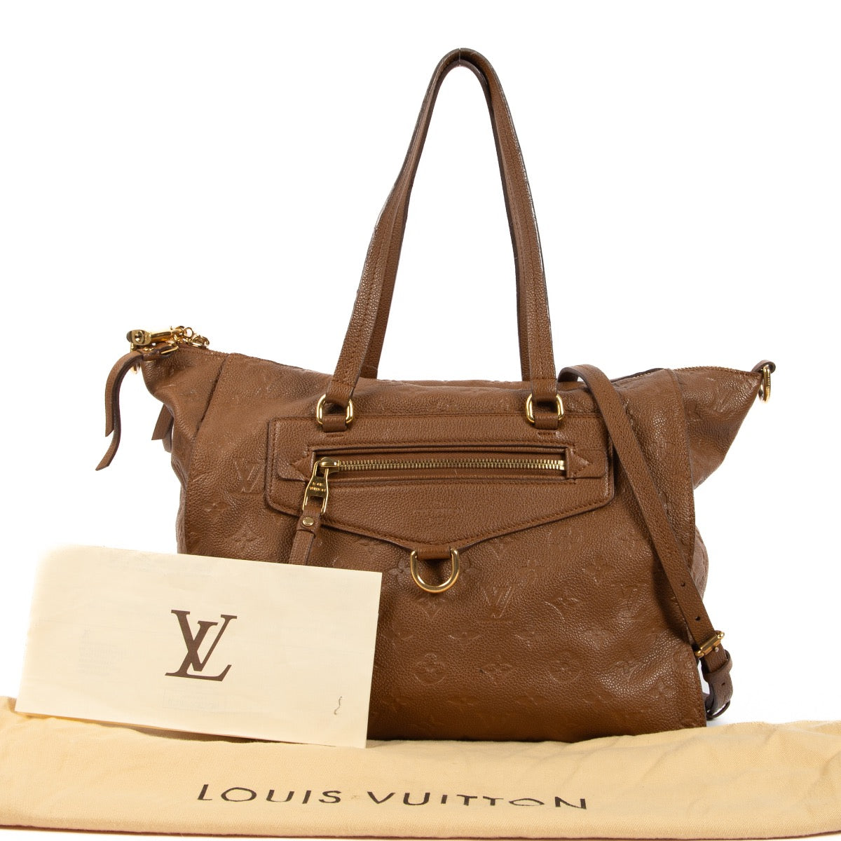 Sac à bandoulière Louis Vuitton Havane Empreinte Lumineuse PM