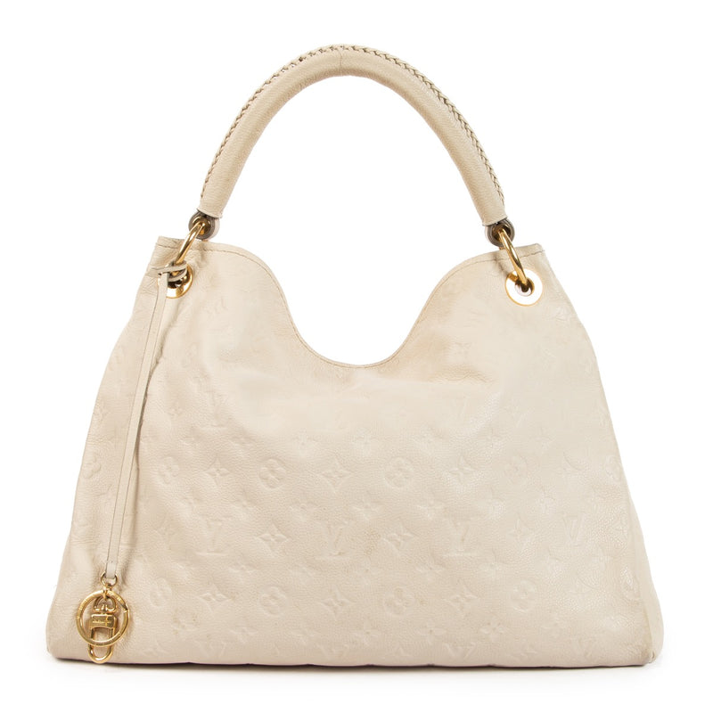 Shop 100% authentic second-hand Louis Vuitton White Monogram Empreinte Artsy MM Shoulder Bag on Labellov.com