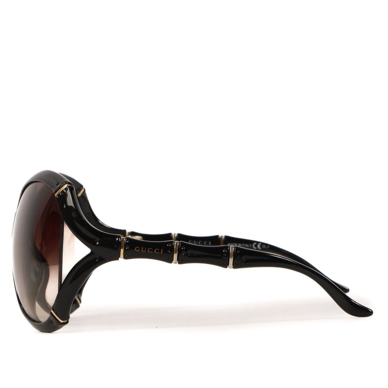 Shop 100% authentic second-hand Gucci Black Bamboo Sunglasses on Labellov.com