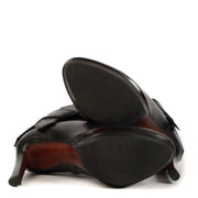 Shop 100% authentic second-hand Louis Vuitton Black Platform Ankle Boots With Bow on Labellov.com