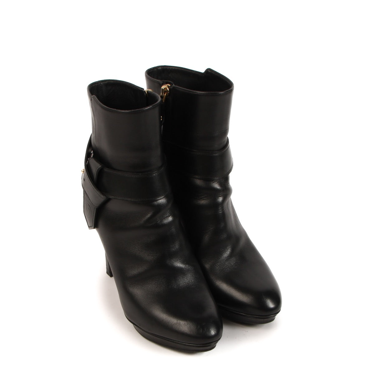Shop 100% authentic second-hand Louis Vuitton Black Platform Ankle Boots With Bow on Labellov.com