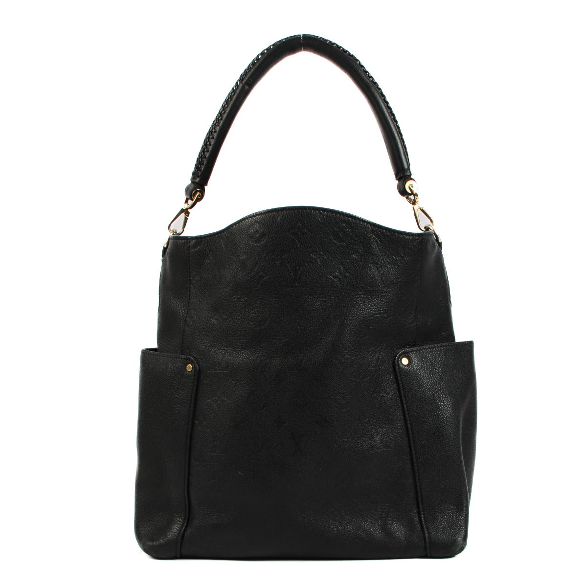 Sac Bagatelle Louis Vuitton en cuir Monogram Empreinte noir