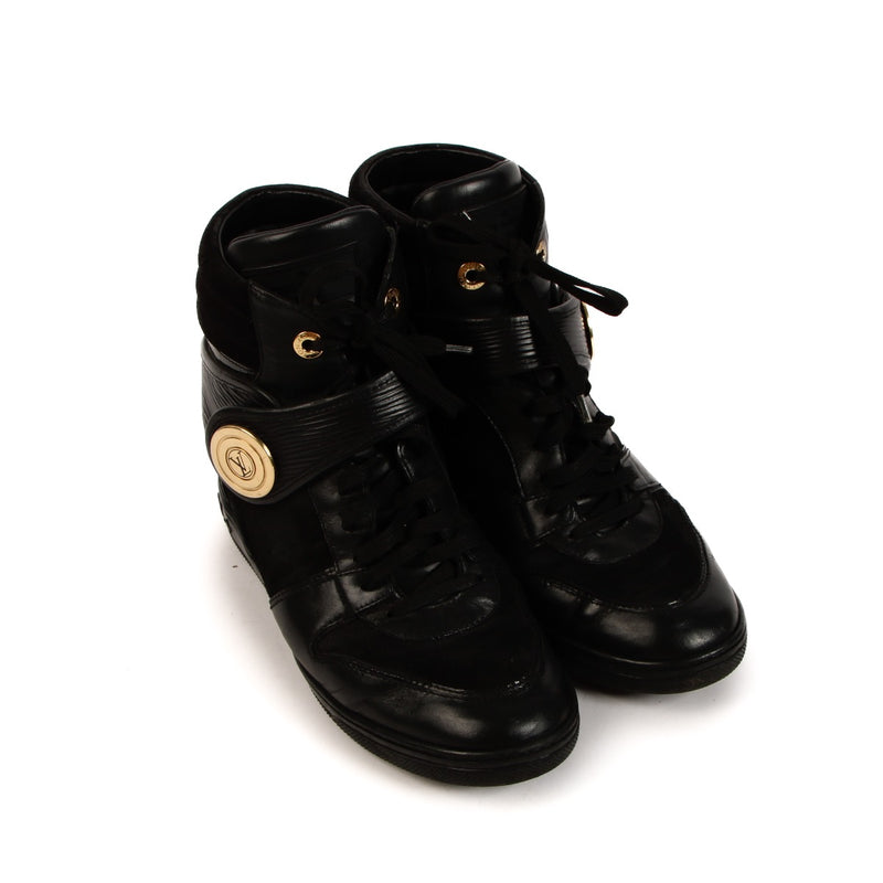 Shop 100% authentic second-hand Louis Vuitton Black Sneaker Wedge on Labellov.com