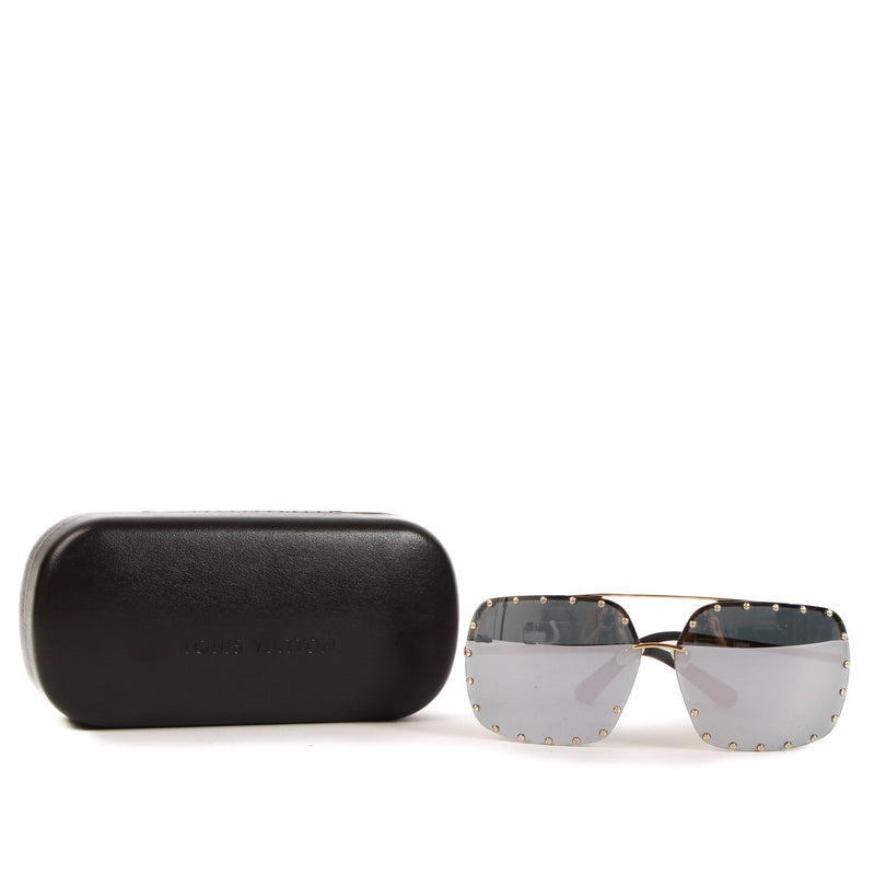 Shop 100% authentic second-hand Louis Vuitton Silver Party Square Glasses on Labellov.com