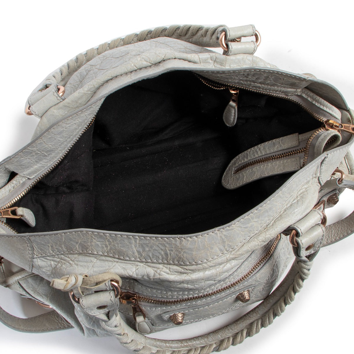 Balenciaga Light Grey Giant City Shoulder bag shop safe online secondhand for the best price