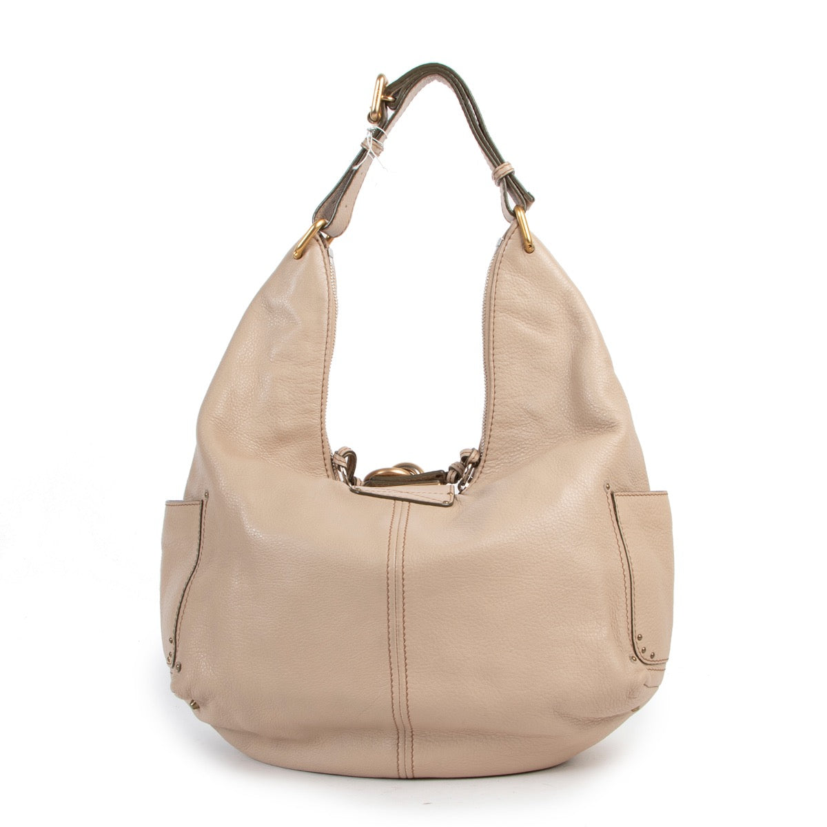 shop safe online authentic Chloé Sand Paddington Hobo Shoulder Bag