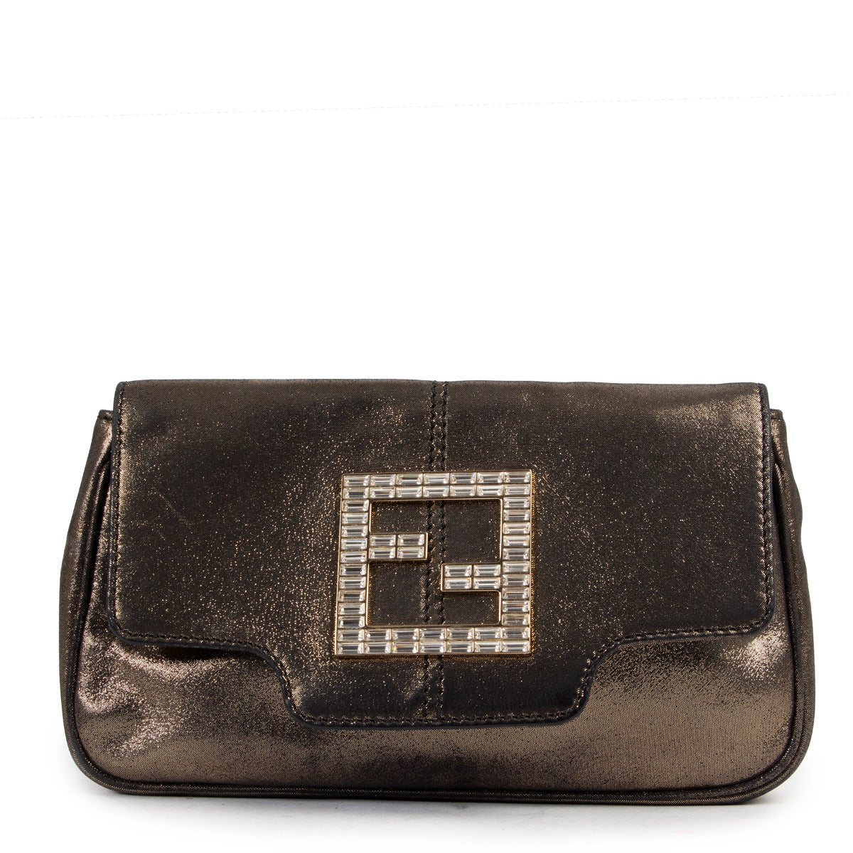 Fendi Gold Clutch