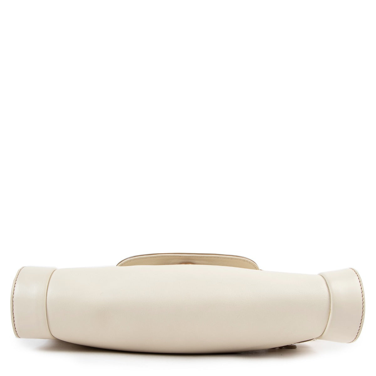 Salvatore Ferragamo Gancini White Leather Crossbody Bag