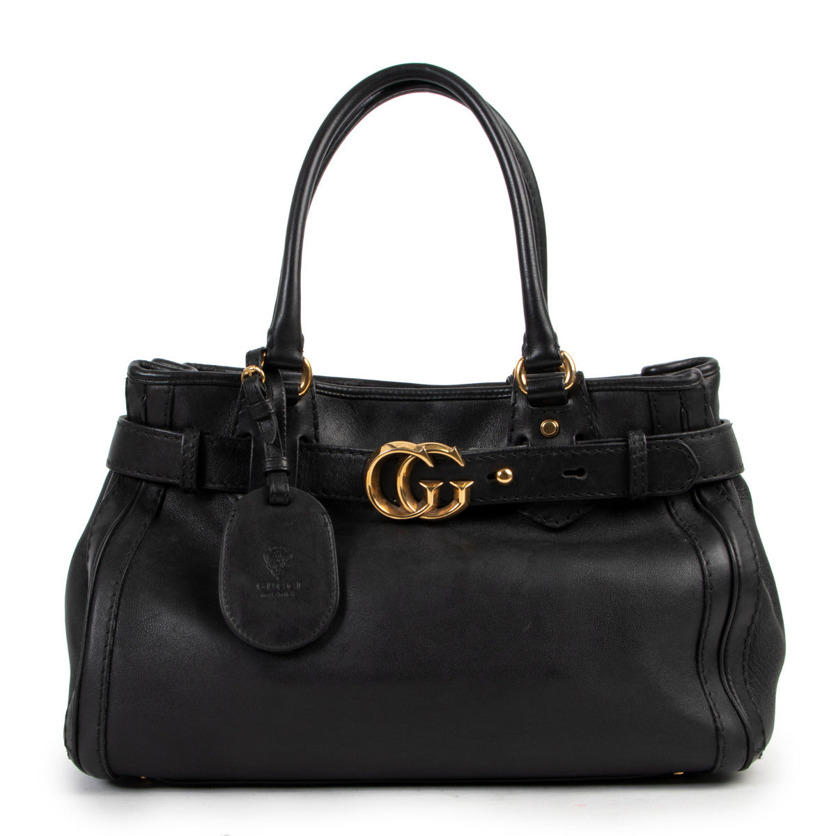 Gucci GG Black Running Large Satchel Bag