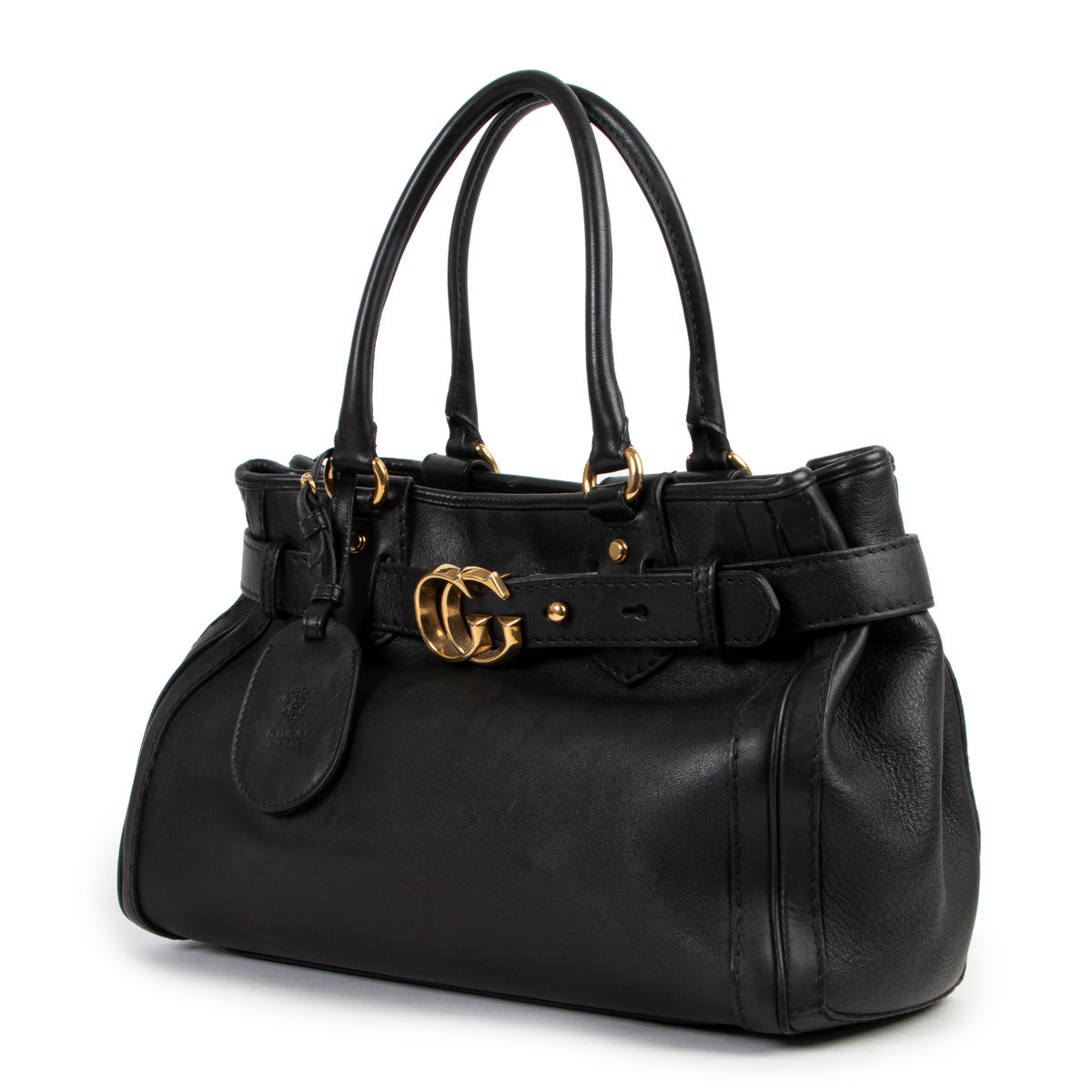 Gucci GG Black Running Large Satchel Bag