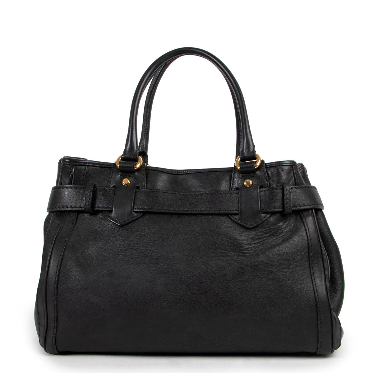 Gucci GG Black Running Large Satchel Bag
