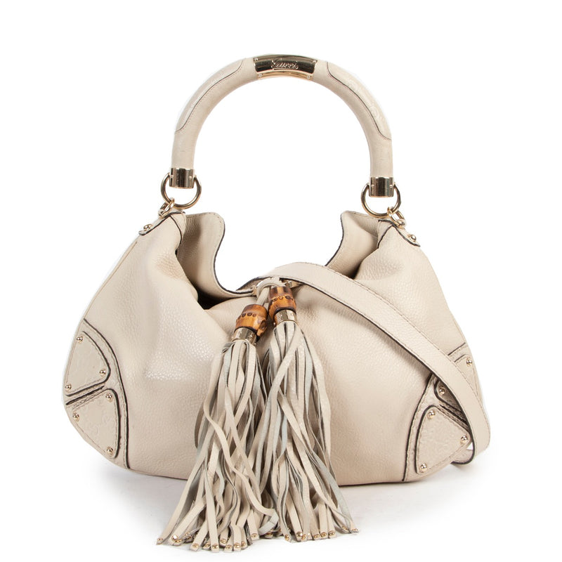 Gucci White Indy Bag