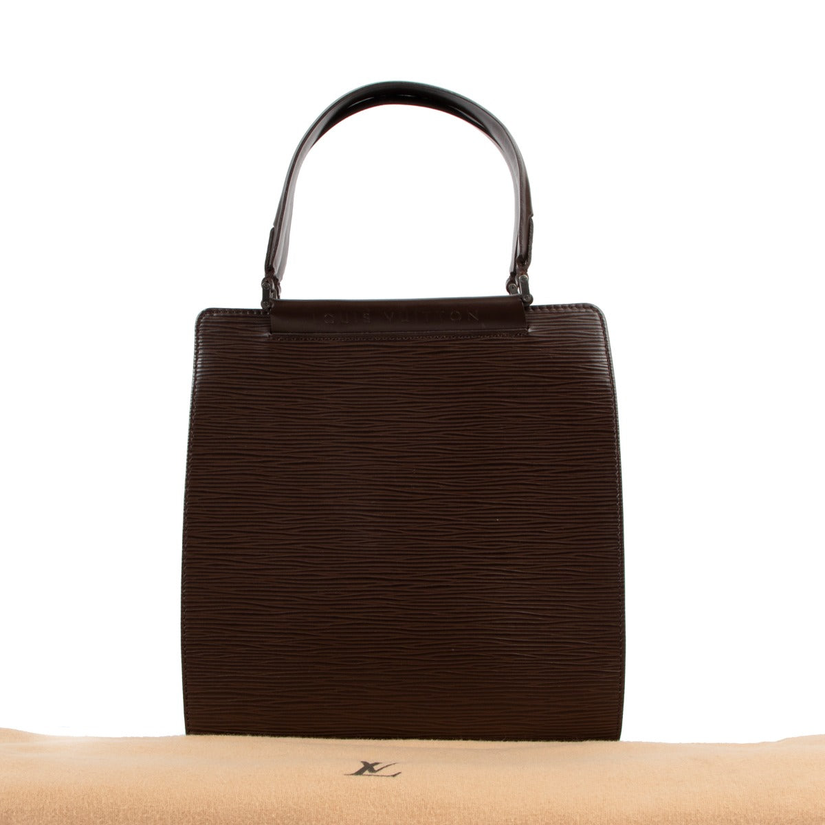 Louis Vuitton Moka Brown Figari Epi Leather Top Handle Bag