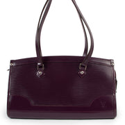 Louis Vuitton Cassis Purple Madeleine PM Epi Leather Shoulder Bag