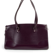 Louis Vuitton Cassis Purple Madeleine PM Epi Leather Shoulder Bag