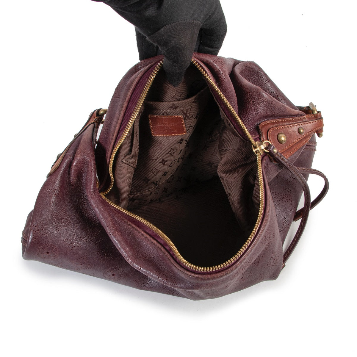 Louis Vuitton Paarse Schoudertas