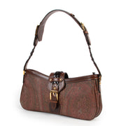Shop safe online authentic second hand Etro Paisley Print Shoulder Bag In very good condition.