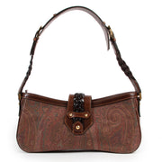 Shop safe online authentic second hand Etro Paisley Print Shoulder Bag In very good condition.