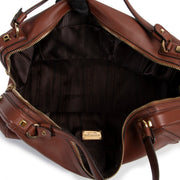 Buy this Salvatore Ferragamo Brown Shoulder bag at Labellov with 100% authenticity guaranteed.