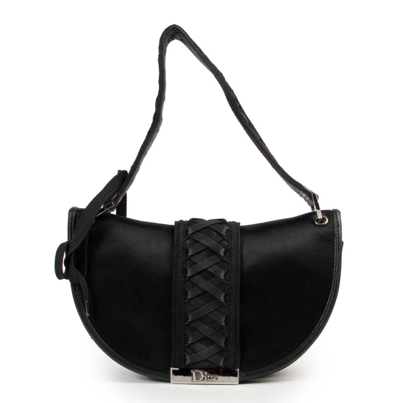 Christian Dior Zwarte Schoudertas