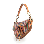 Christian Dior vintage fabric saddle bag for the best price online