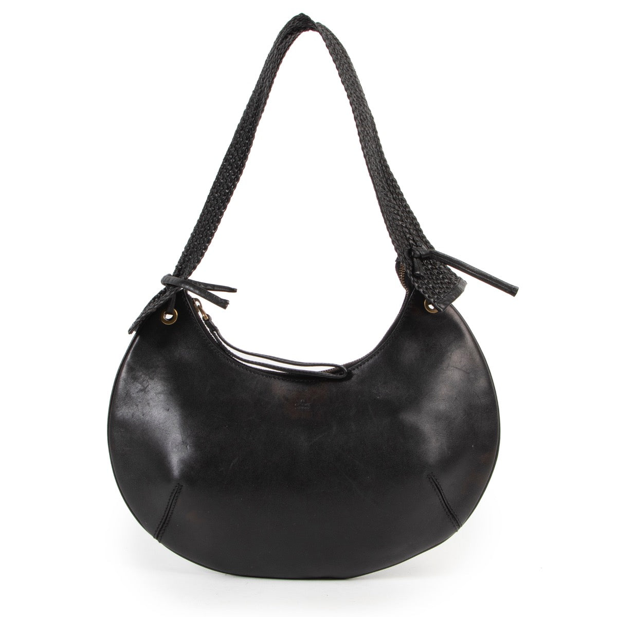 Buy and sell authentic designer bags at Labellov in store or online such as this Gucci Black Shoulder bag.