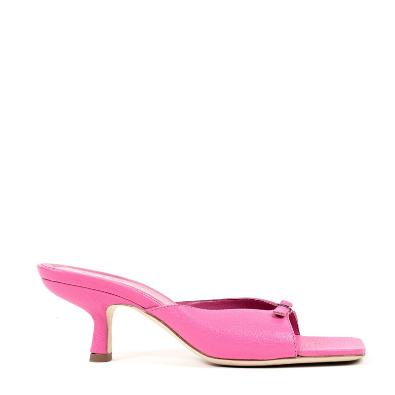 Buy an authentic second hand By Far Pink Erin Sandals in very good condition at Labellov.